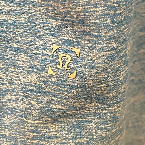 Lululemon Surge Warm 1/2 Zip size M heathered blue - Picture 6 of 7